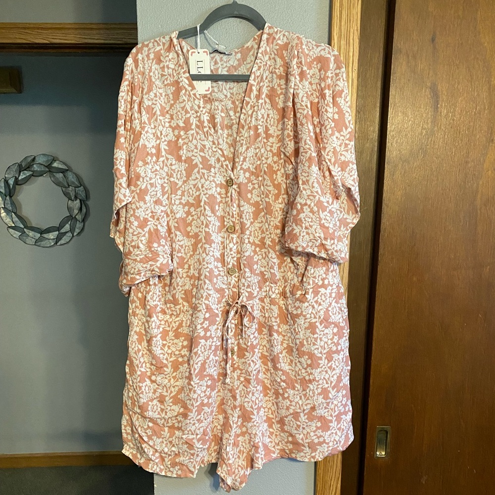 Blush Floral Romper